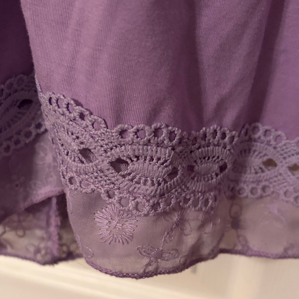 POL Lavender Lace Cardigan - Picture 7 of 8